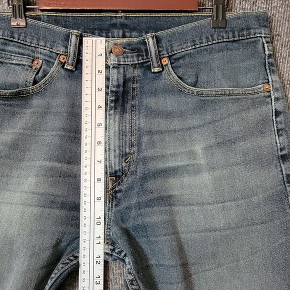 Levis Jeans Men 33x30* Blue 505 Regular Straight American Workwear Stretch Denim - Picture 4 of 14